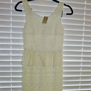 American Eagle Peplum Lace Dress